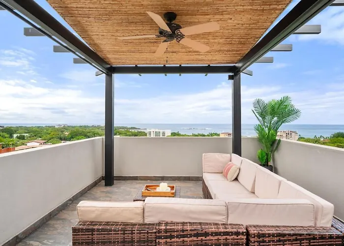 Pds8 Panaromic Oceanview Luxury 3br Private Rooftop Villa Tamarindo
